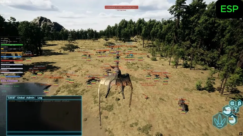 The Isle cheats forum guide — fullbright visuals Evrima gameplay screenshot