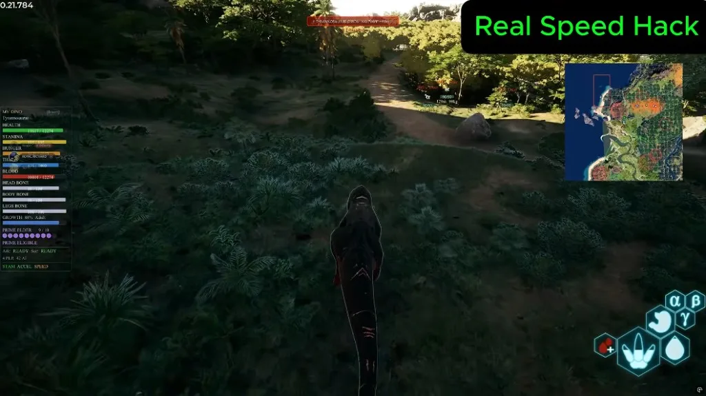 The Isle cheats forum guide — miscellaneous utility settings Evrima gameplay screenshot